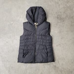 Michael Kors Women's Puffer Vest Black Zip Up Size Medium